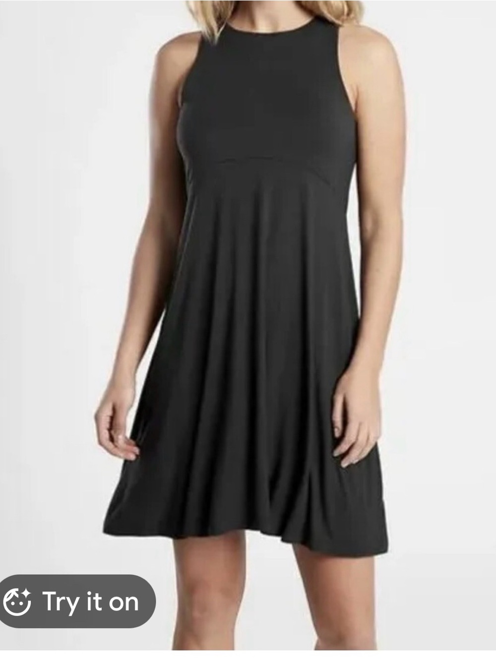 Athleta Santorini Sleeveless Midi Swing Dress